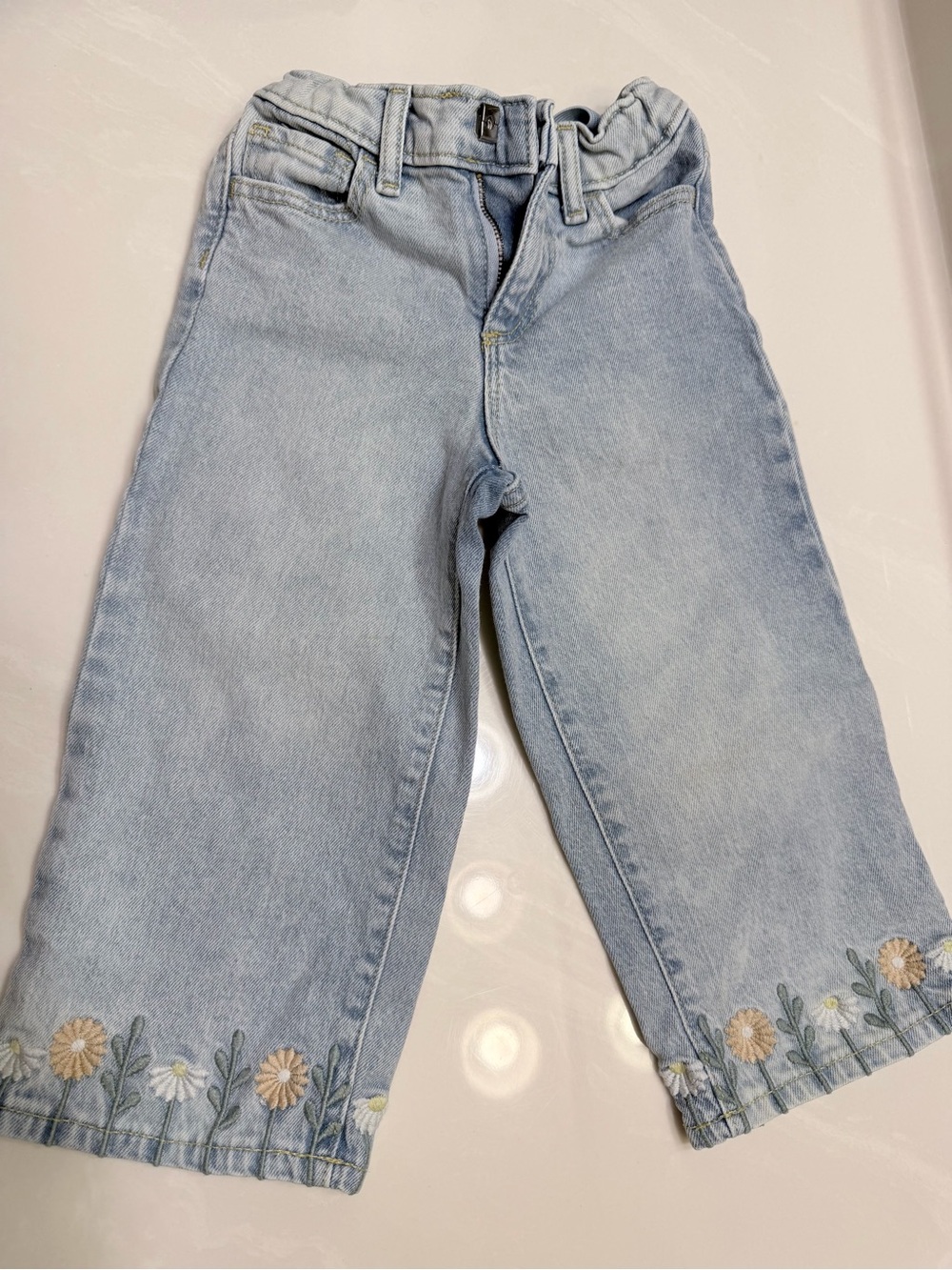 GAP Light Blue Denim Baby Jeans with Elastic Waist